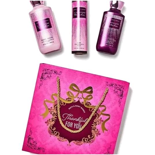 Thankful For You Gift Set — Pink by Bath & Body Works